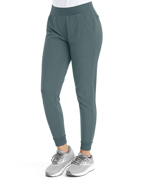 Maevn Women's Mid Rise Elastic Jogger Pants 60302